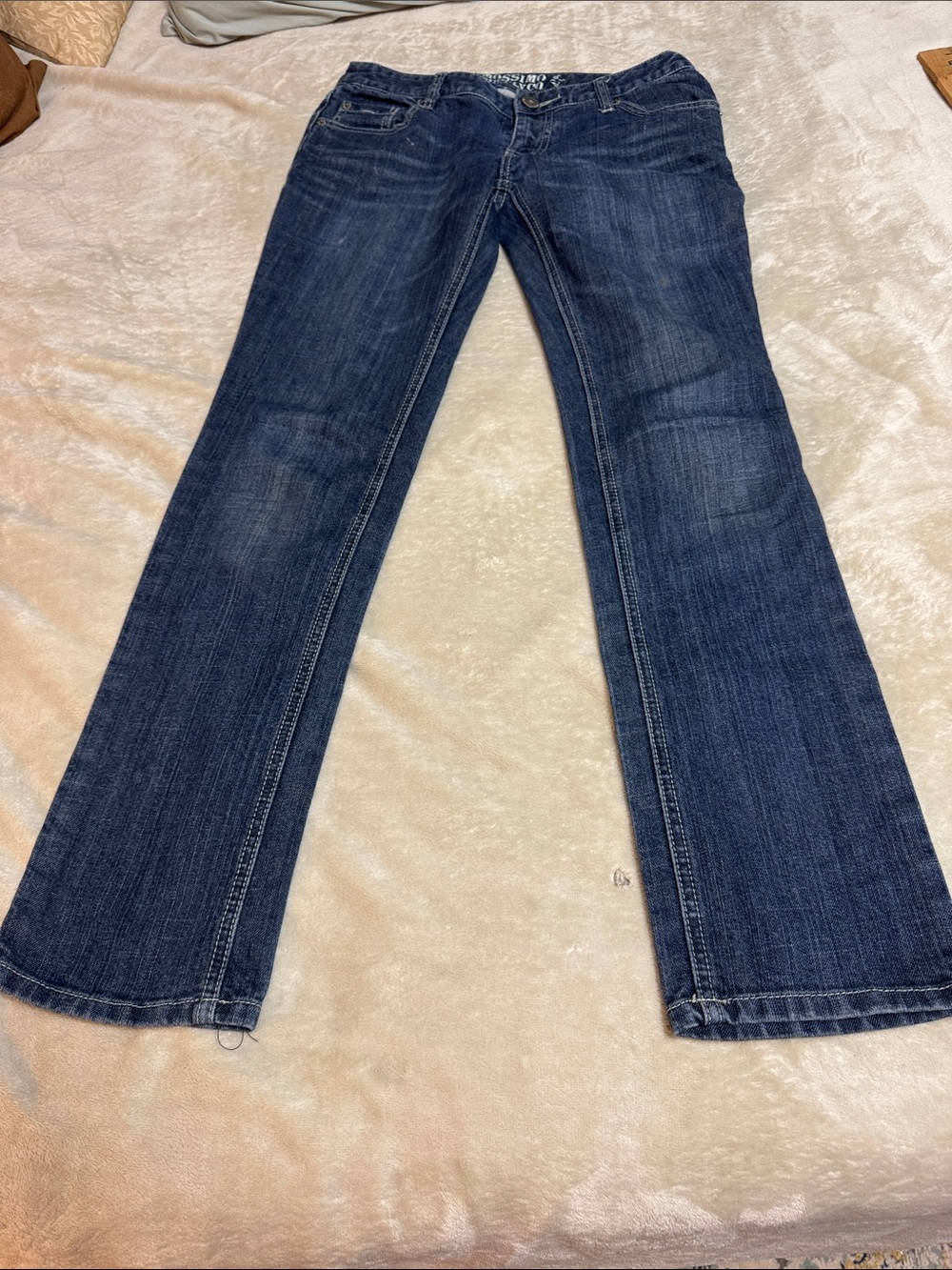 Mossimo Supply Co. Dark Blue Flare Jeans